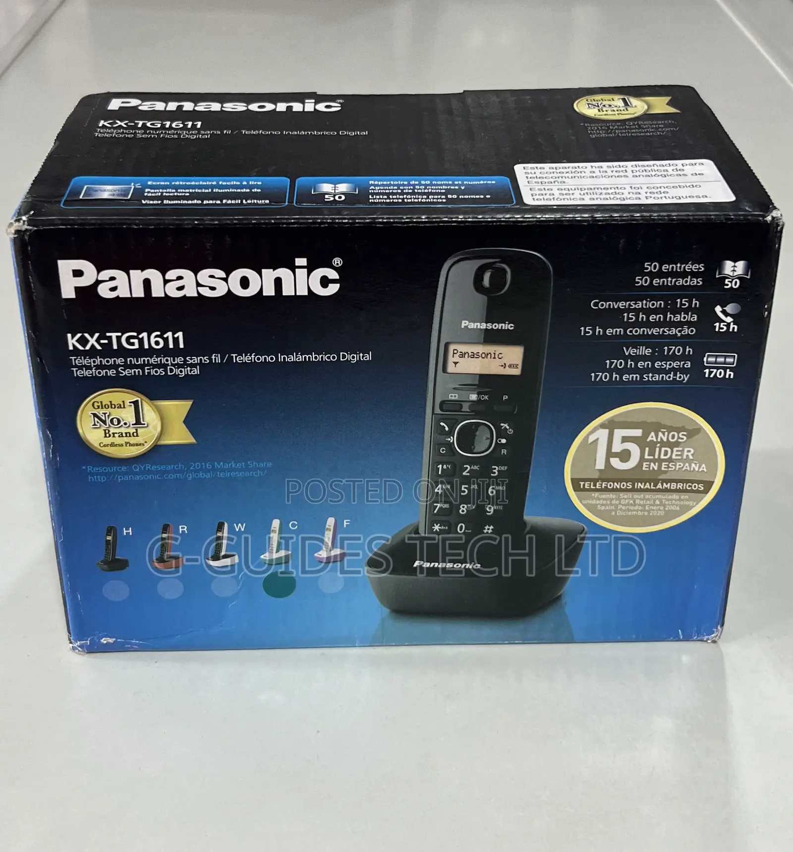 Panasonic Digital Cordless Telephone KX-TG1611