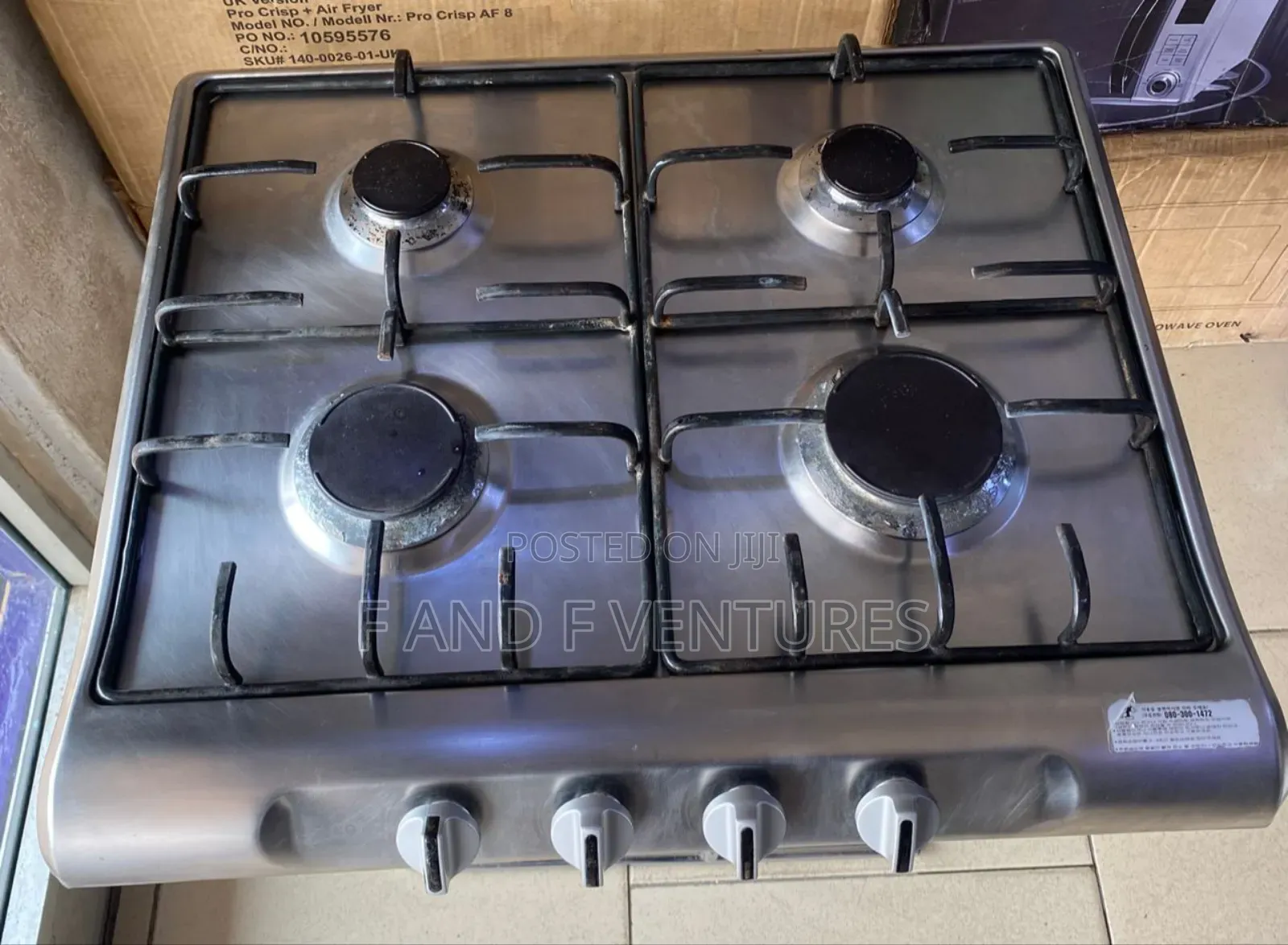 4 Burner Gas Cooker