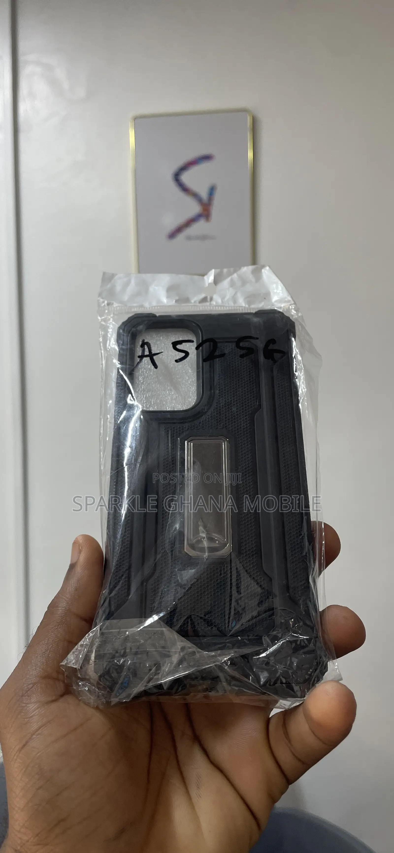 Samsung Galaxy A52 (Armor Rugged) Black Back Case