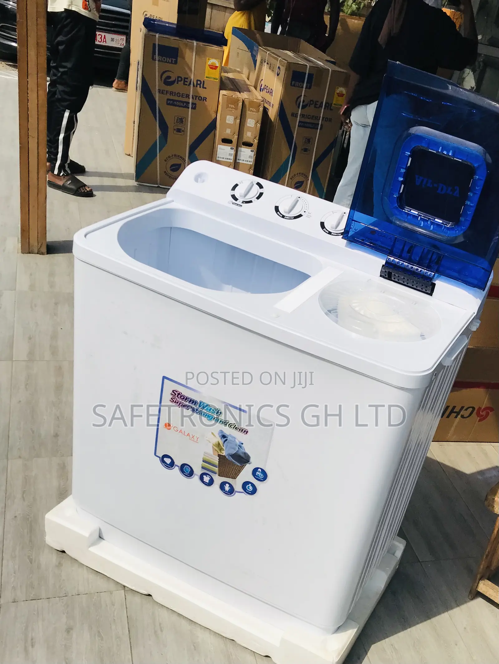 Wash Spin Galaxy Top Mount Semiauto White 13kg Washer