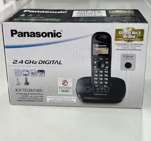 Panasonic 2.4ghz Digital Cordless Phone KX-TG3611BX