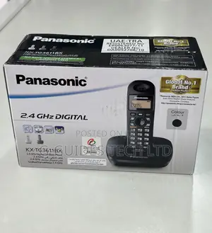 Panasonic 2.4ghz Digital Cordless Phone KX-TG3611BX