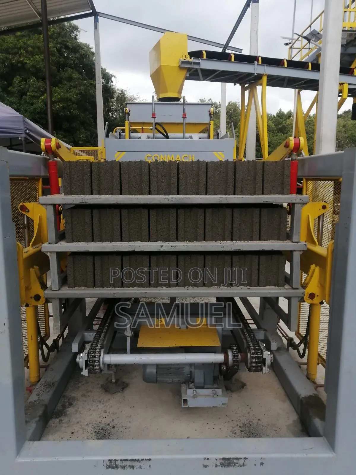 Conmach Block Machines Batching Plant From Turkey