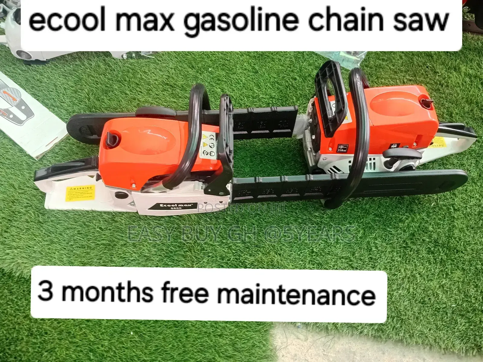 Ecool Max Gasoline Chainsaw With Sharp Cutting Edge