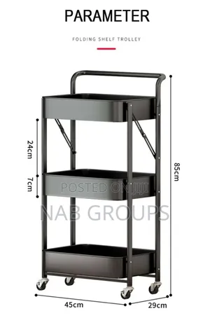 3 Tier Storage Trolley