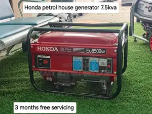 Spectacular 7.5kva Honda Petrol 8500watts Generator 7.5kva