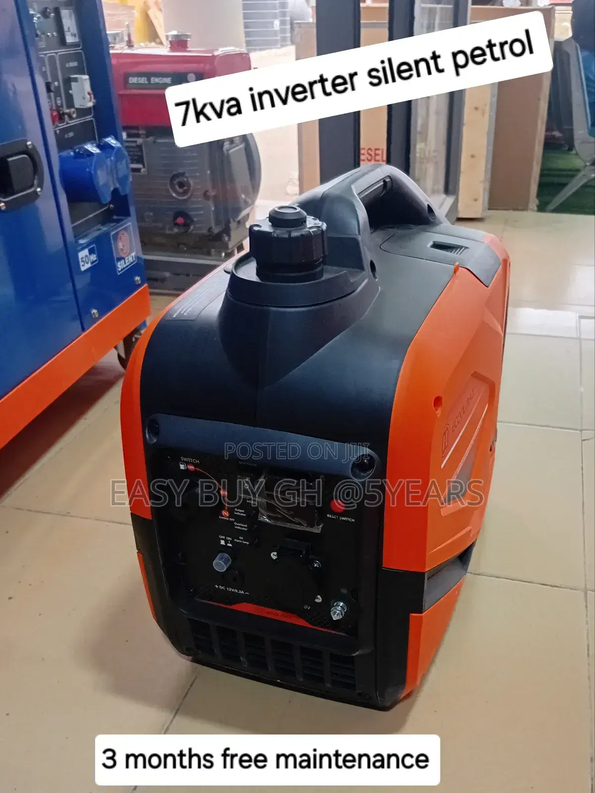 Soundless 7kva Ecool Max Inverter Generator 8000watts 7kva