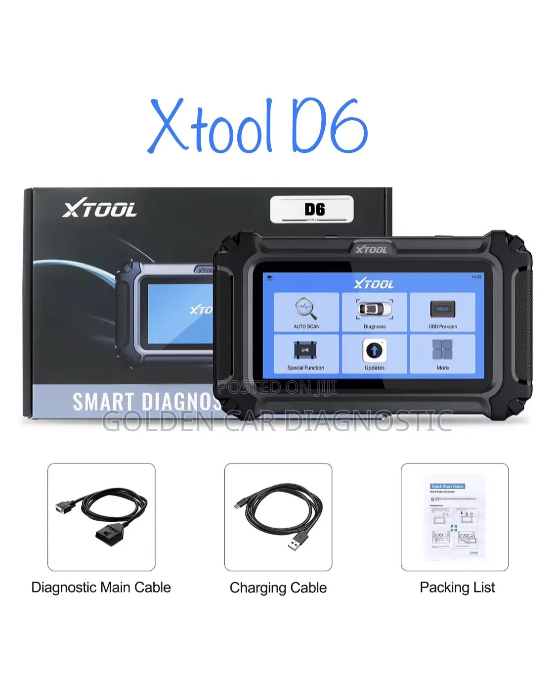 Xtool D6 OBD2 Car Diagnostic Scanner