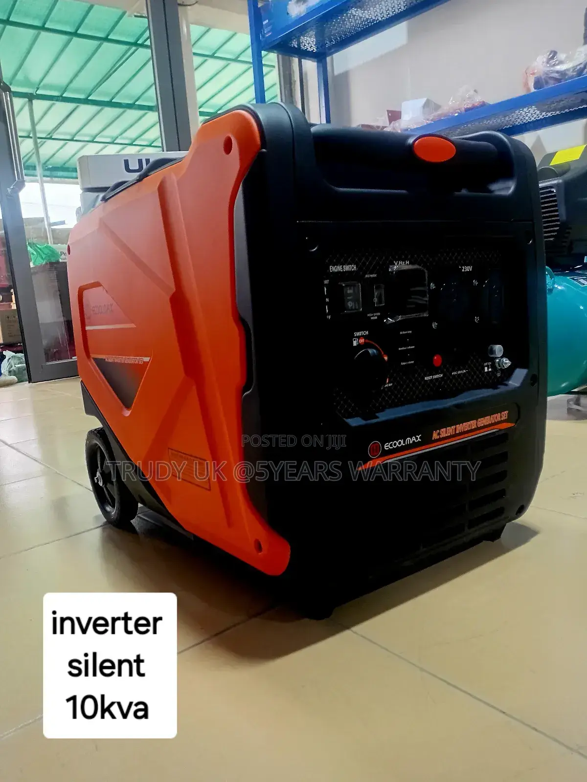 Single Phases 10kva Silent Inventer Ecoolmax 10kva Generator