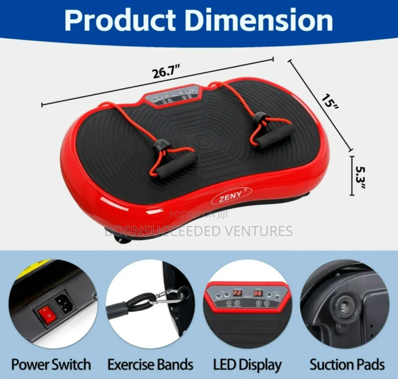 Vibration Plate for Full Body 330lbs Max
