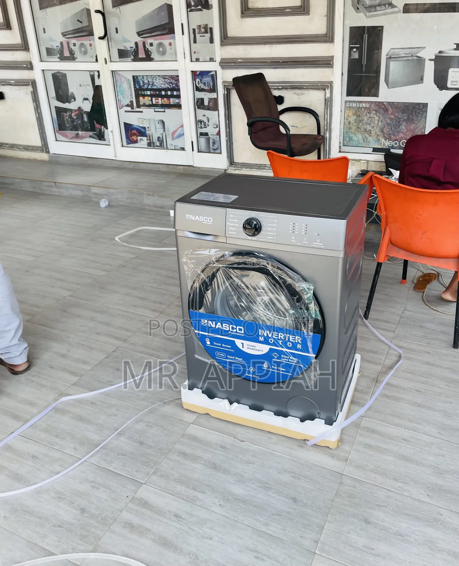 Front Load Nasco 8kg Smart Washing Machine(Gray)