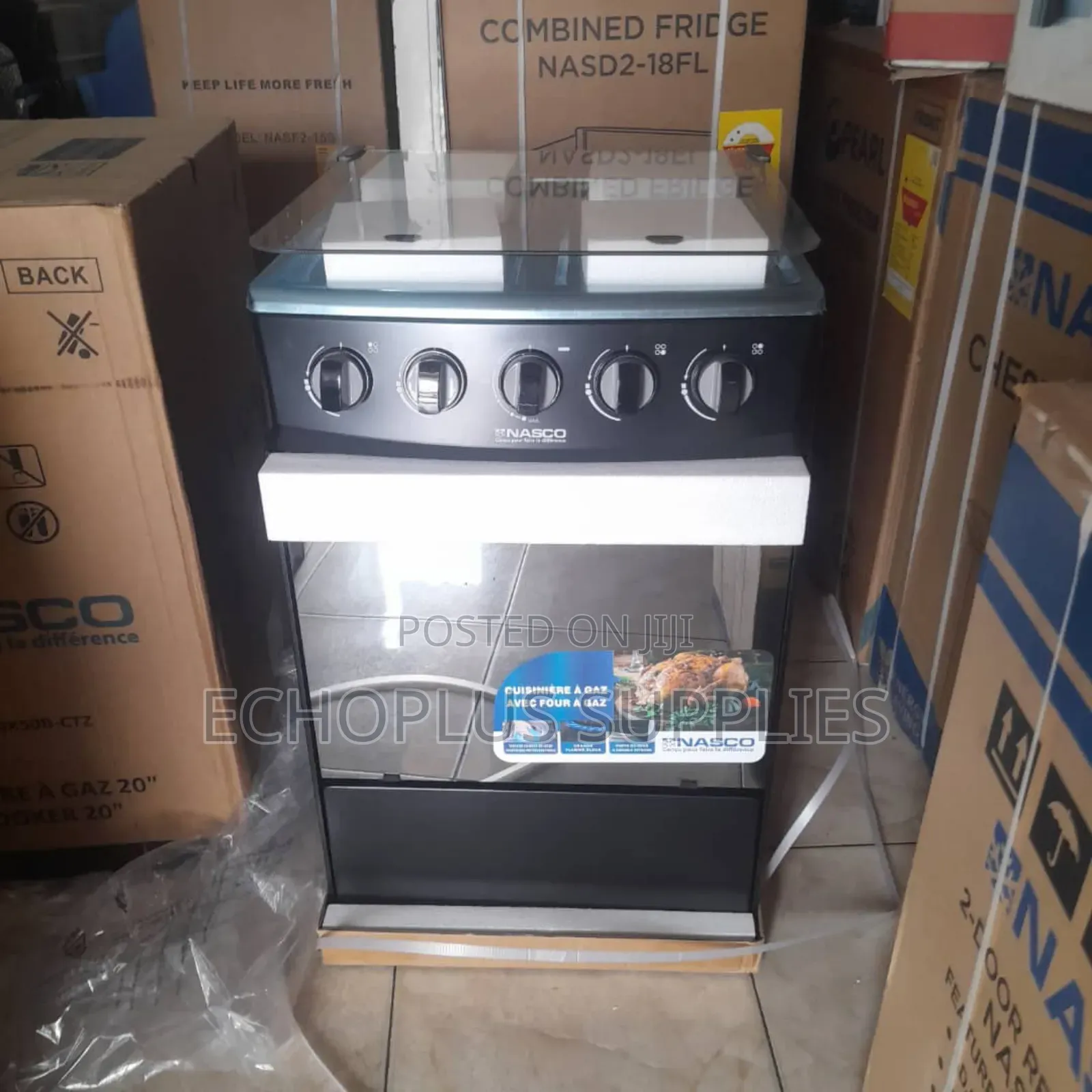 Nasco 4 Burner Gas Cooker Oven With Grill