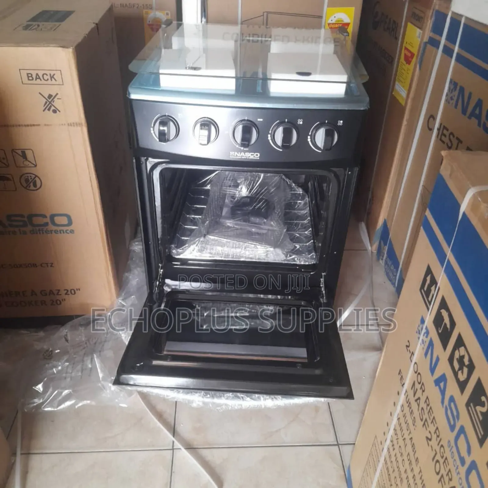 Nasco 4 Burner Gas Cooker Oven With Grill