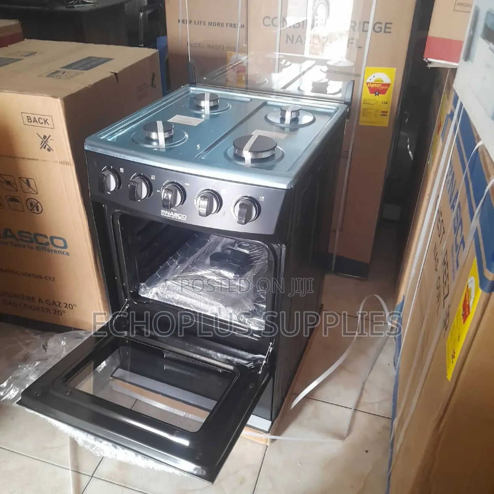 Nasco 4 Burner Gas Cooker Oven With Grill