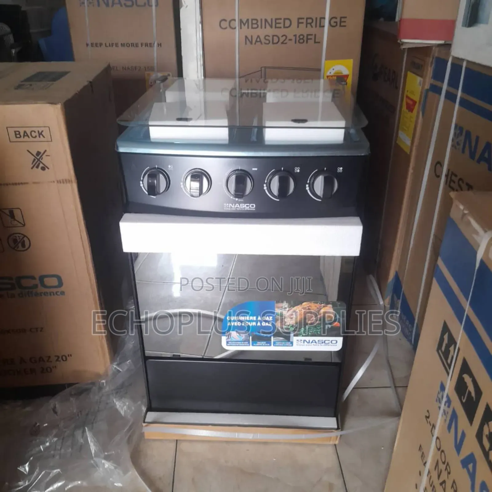 Nasco 4 Burner Gas Cooker Oven With Grill