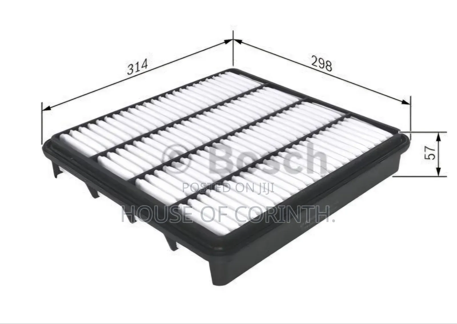 Air Filter (Bosch) - Toyota Landcruiser V8, J7, Lexus Lx570
