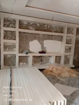 Contemporary POP Ceiling Borders for a Subtle Design,Tv Unit