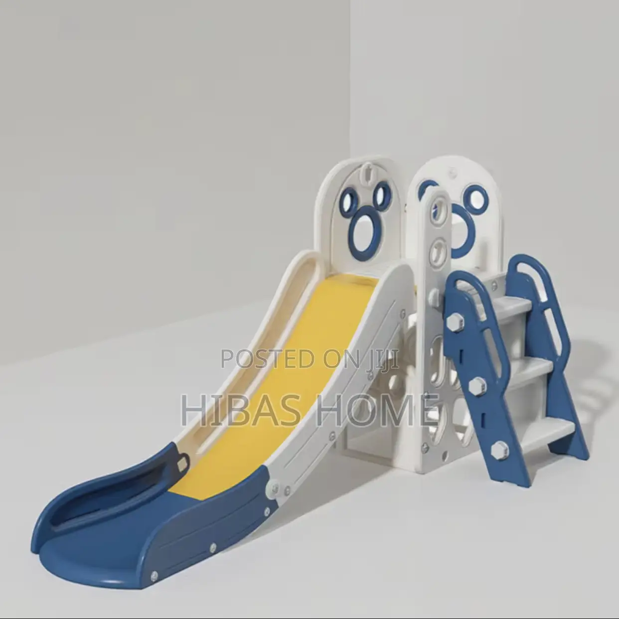 Kids Mickey Plastic Slide With Basket Ball Hoop (180x76x94cm