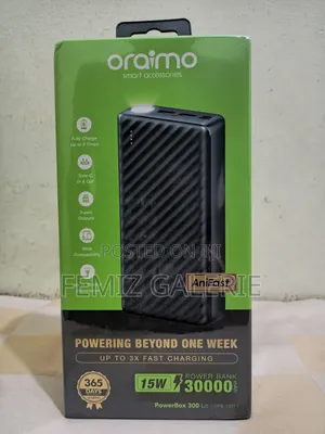 Oraimo Powerbox 300 Lite, 30000mah Power Bank
