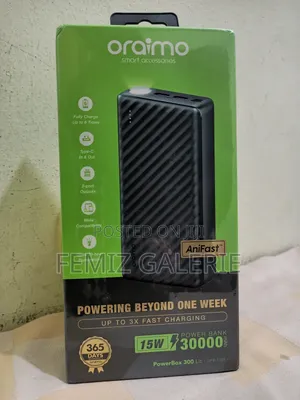Oraimo Powerbox 300 Lite, 30000mah Power Bank