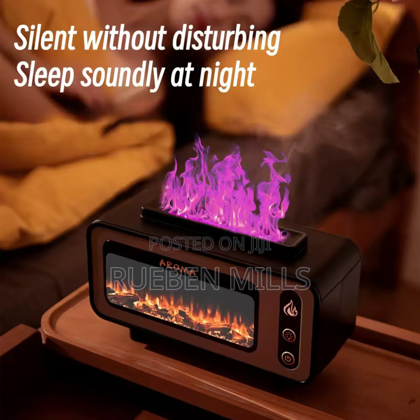 Light and Fog Flame Effect Essential Oil Diffuser Humidifier