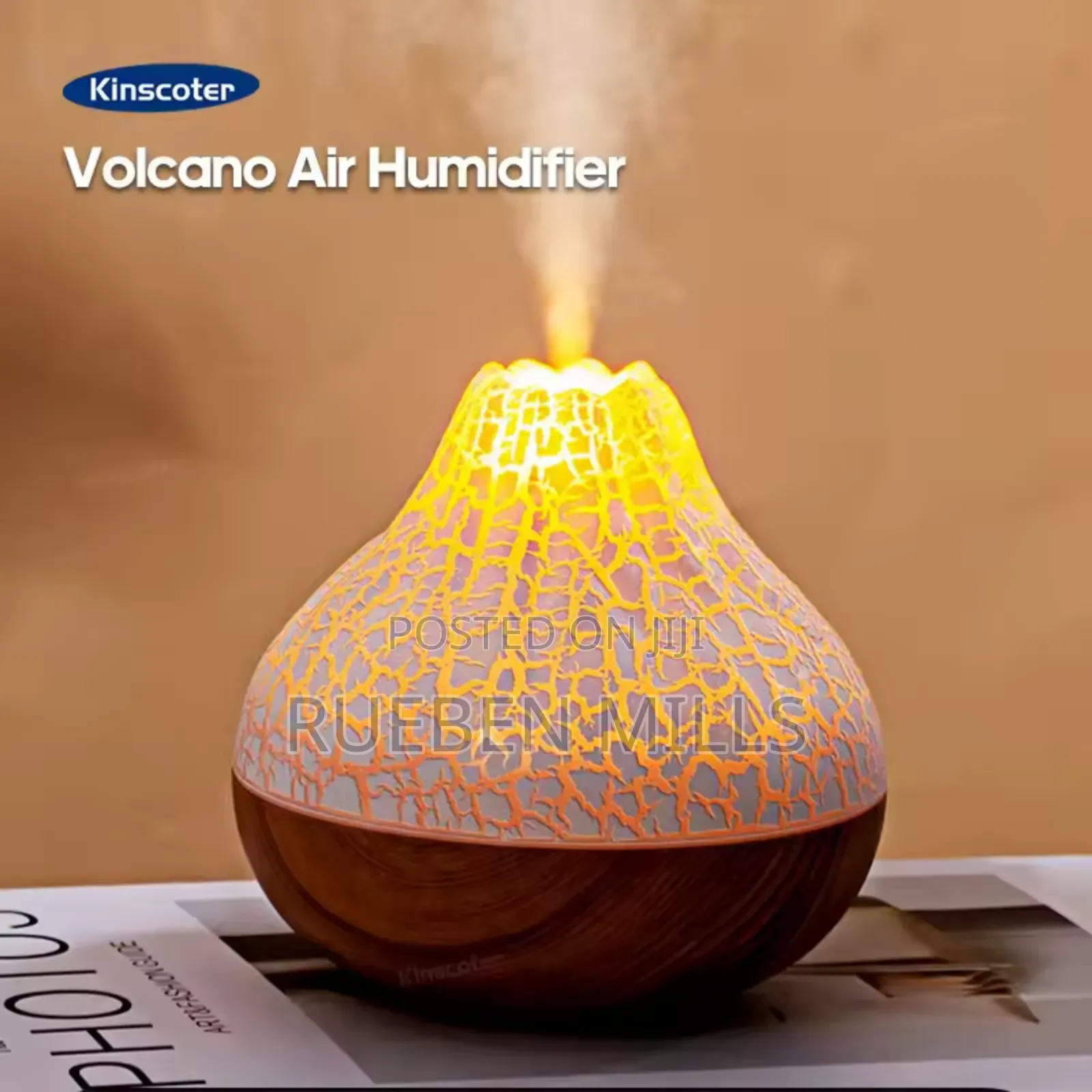 Volcano Air Diffuser Humidifier Freshener for Essential Oil