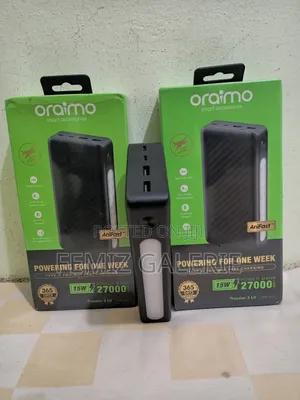 Oraimo Traveler 3; 27000mah 15w Power Bank