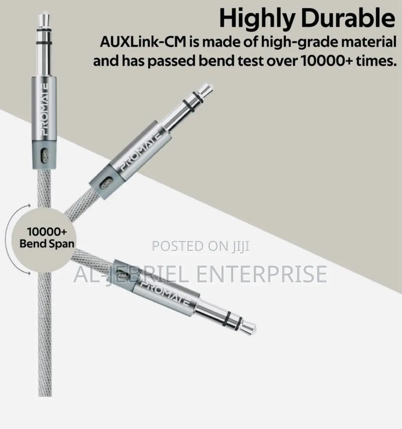 Promate AUX Connector to USB-C Cable —AUXLINK-CM