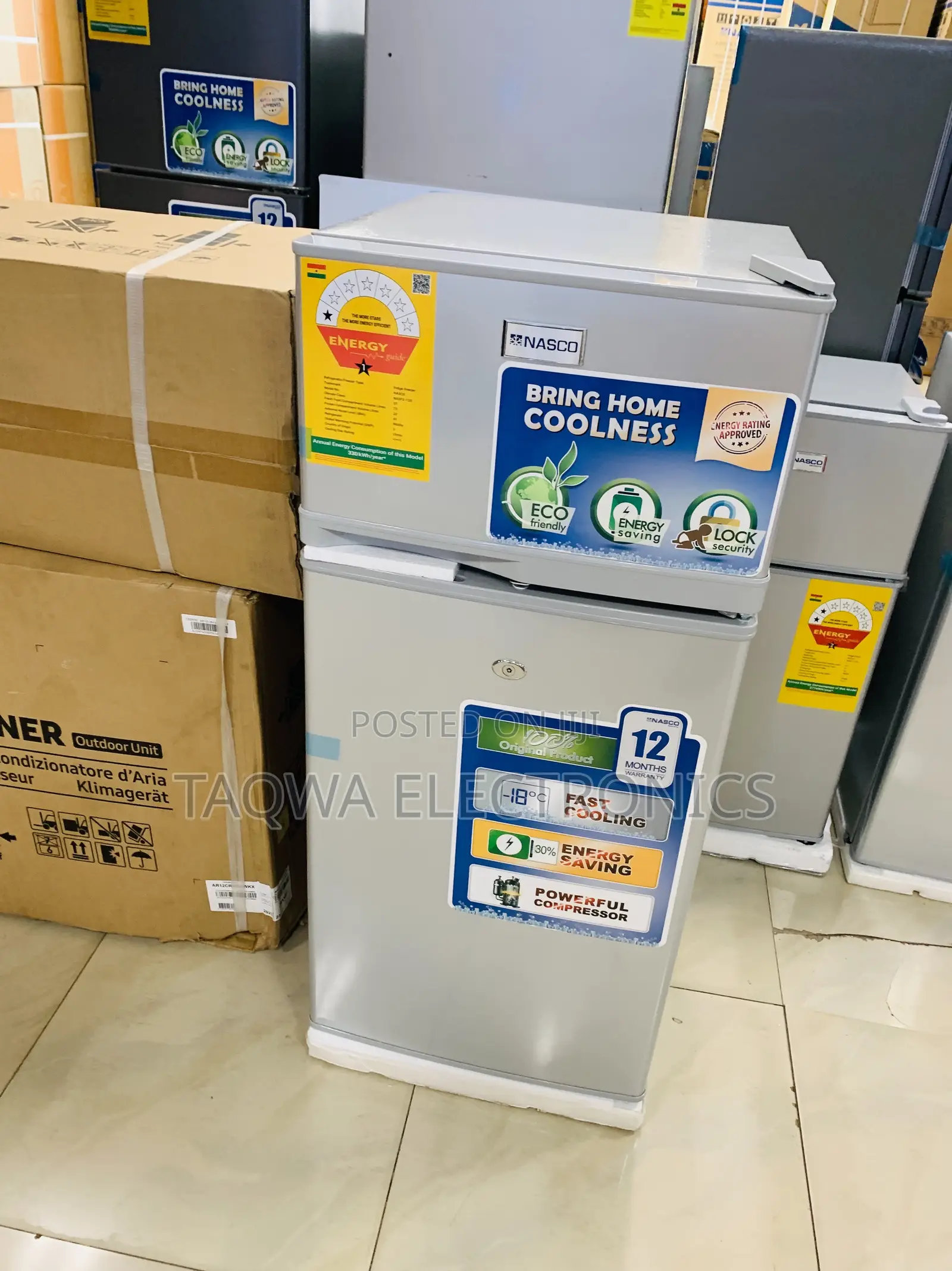 Gray Table Top 95l Fridge