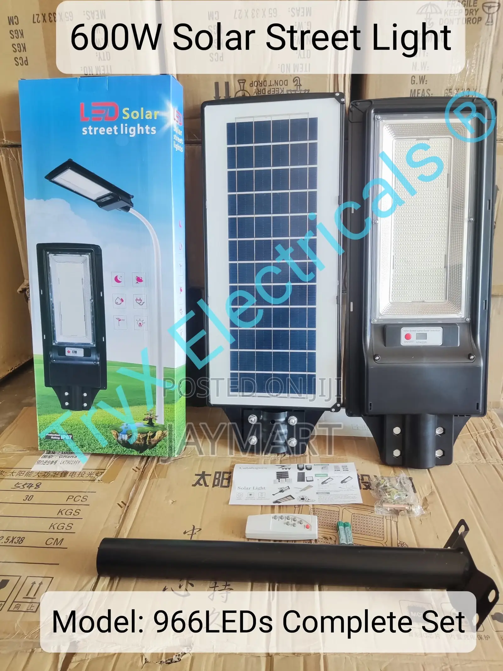600w Solar Streetlight