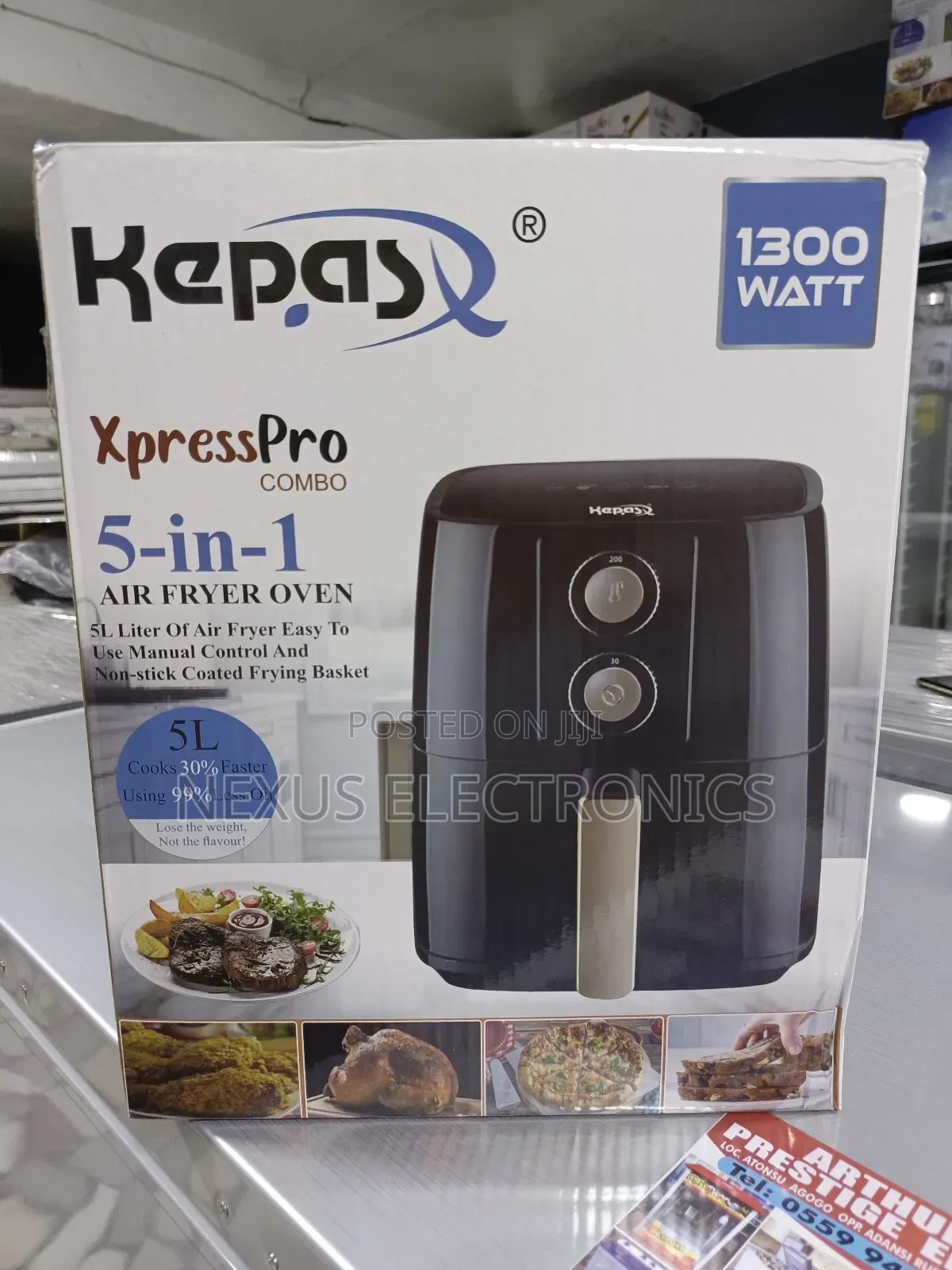 Brand New Kepas 5litres 5in1 Air Fryer