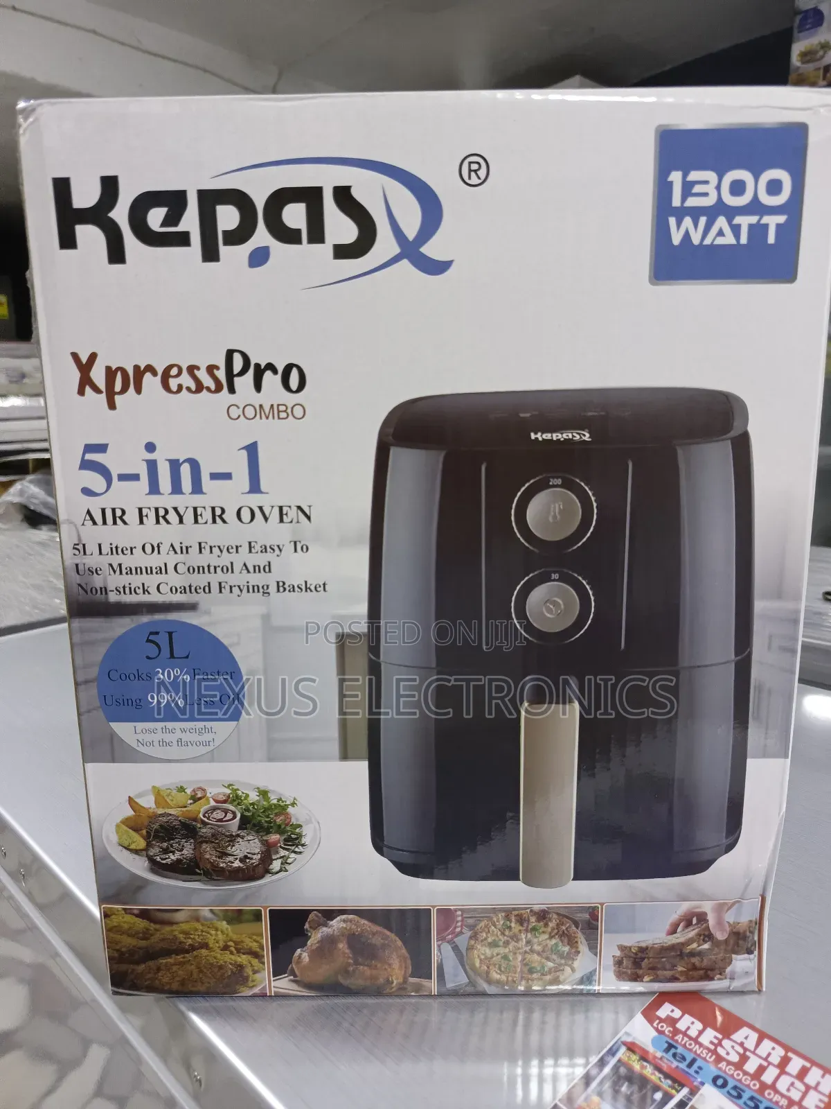 Brand New Kepas 5litres 5in1 Air Fryer