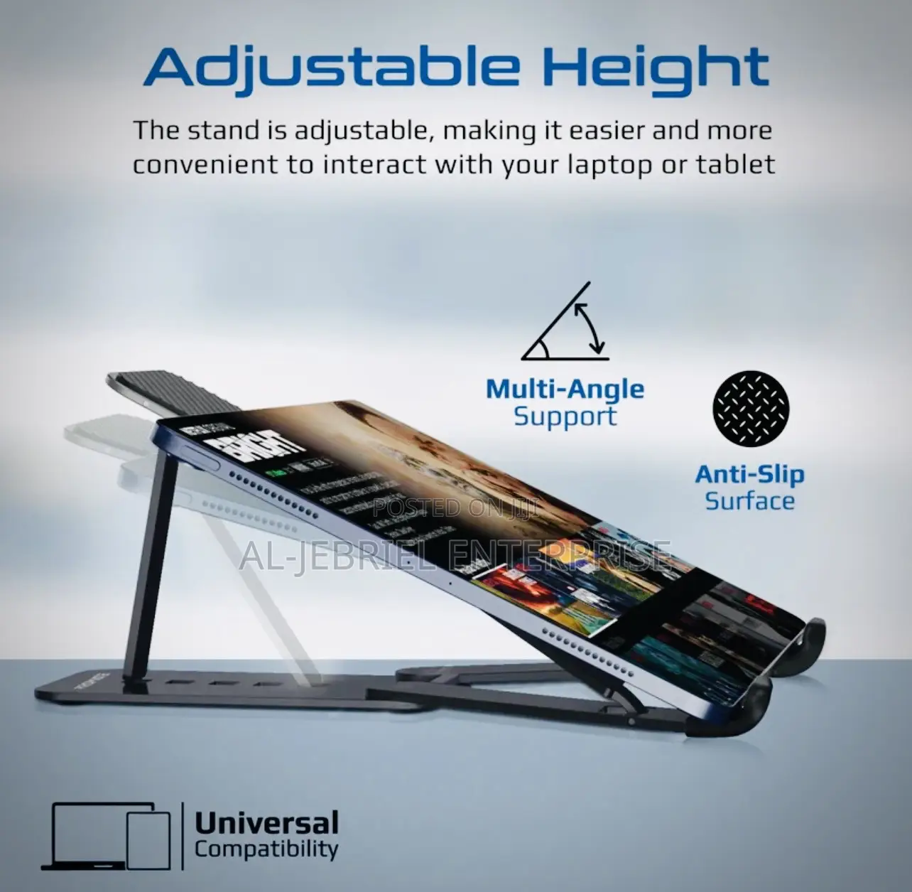 Promate Multilevel Laptop Stand —POCKETMOUNT
