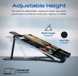 Promate Multilevel Laptop Stand —POCKETMOUNT