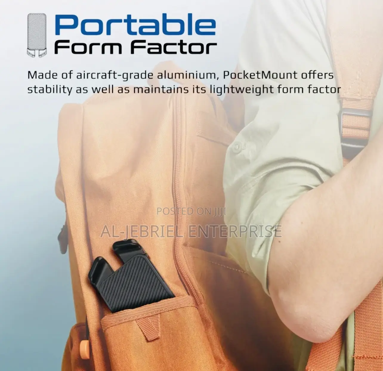 Promate Multilevel Laptop Stand —POCKETMOUNT
