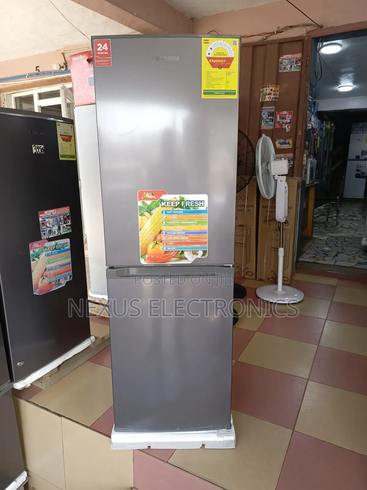 Brand New Chigo 183ltres Double Door Fridge