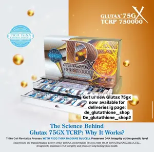 Photo - New Glutax 75GX DCRP 750000 DNA Cell Revitalize 14 Sessions