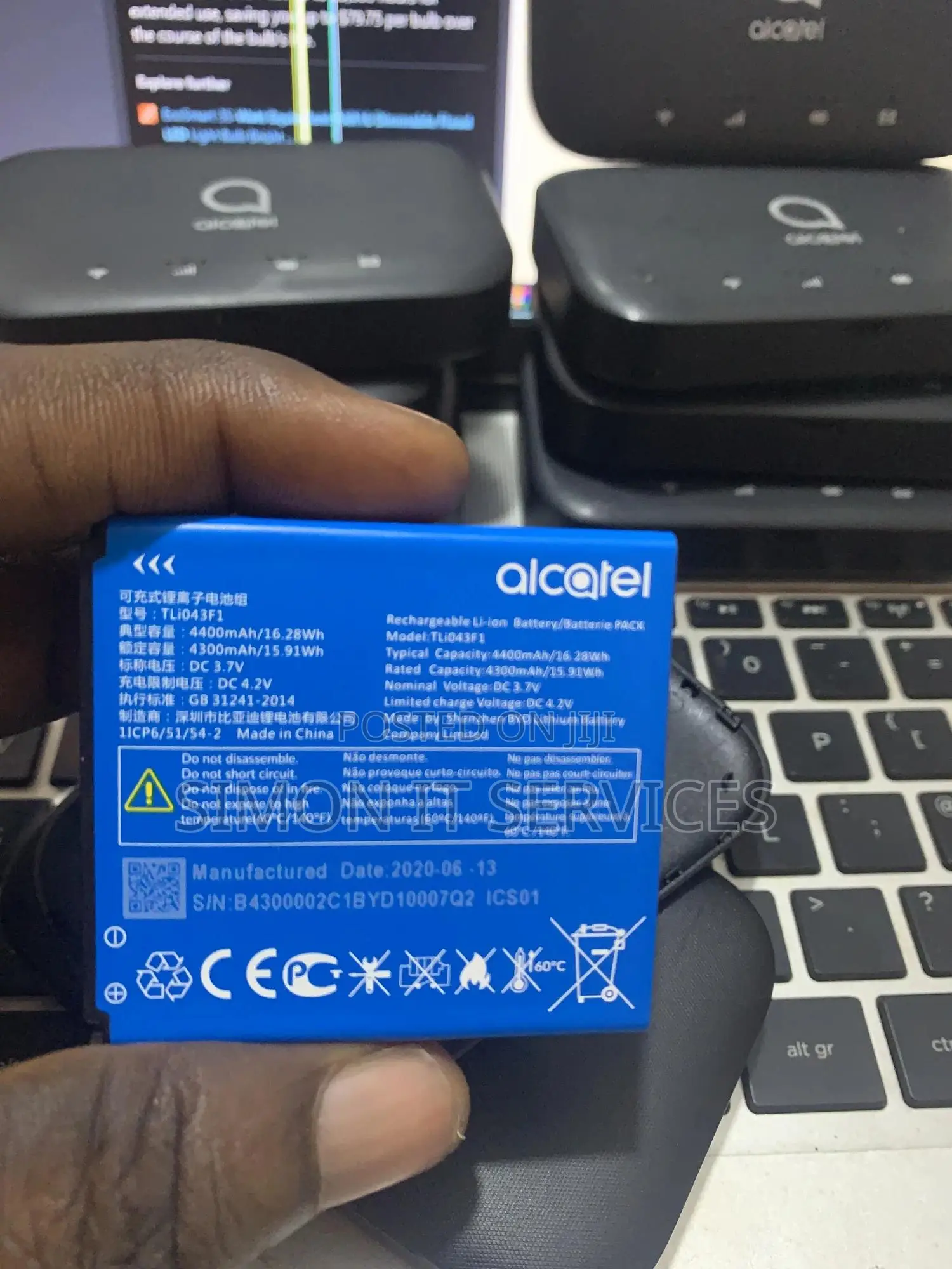 Universal Lte + Power Bank Alcatel Mifi for Sale