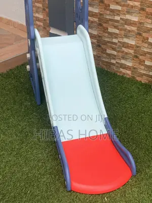 Space Kids Plastic Slide With Basket Ball (157x69x119cm)