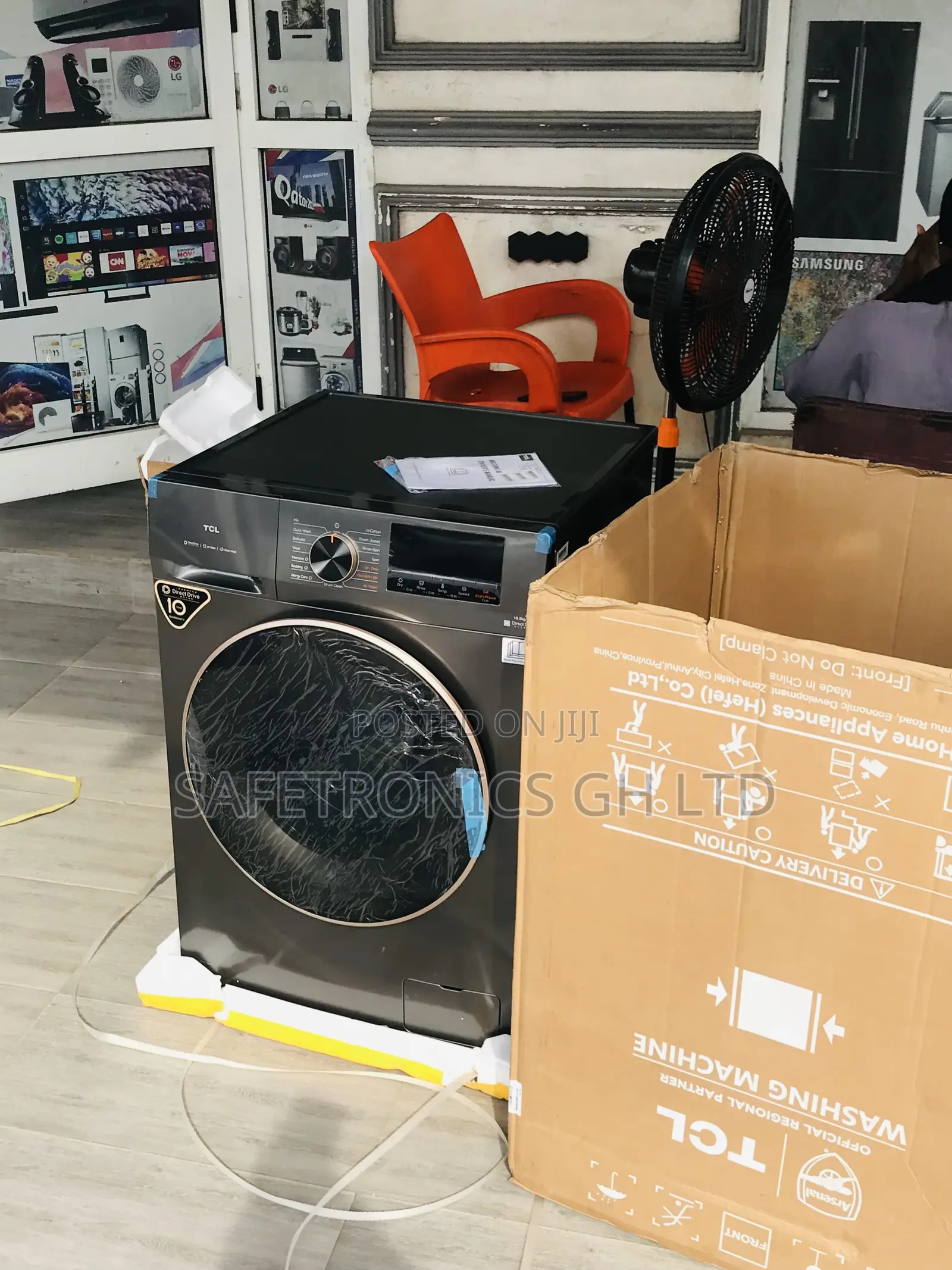 Unique Gray Fast 11kg Front Load Fullauto Tc Washer