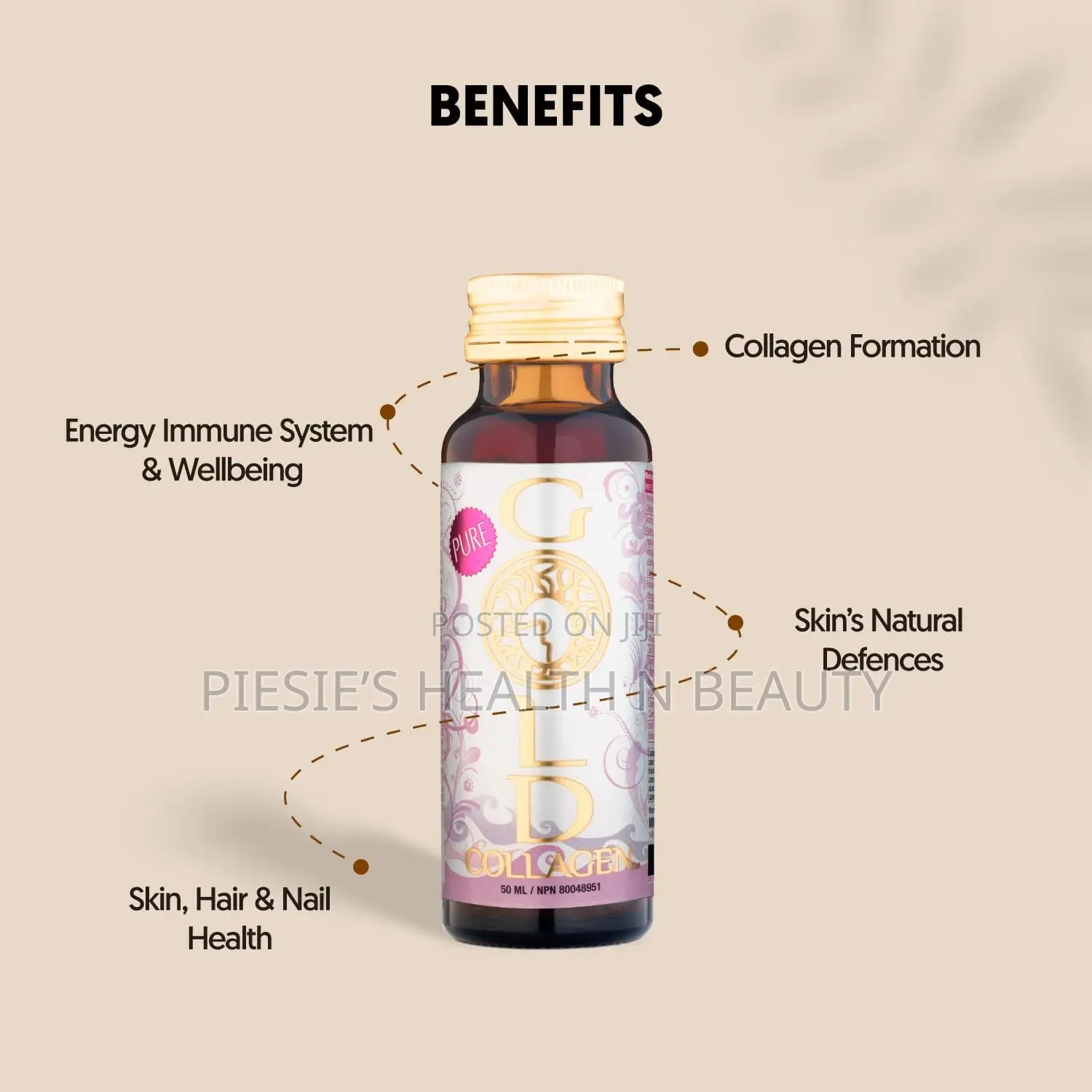 Gold Collagen Pure: Original Liquid Marine Collagen