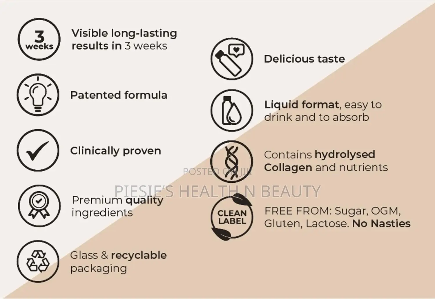 Gold Collagen Pure: Original Liquid Marine Collagen