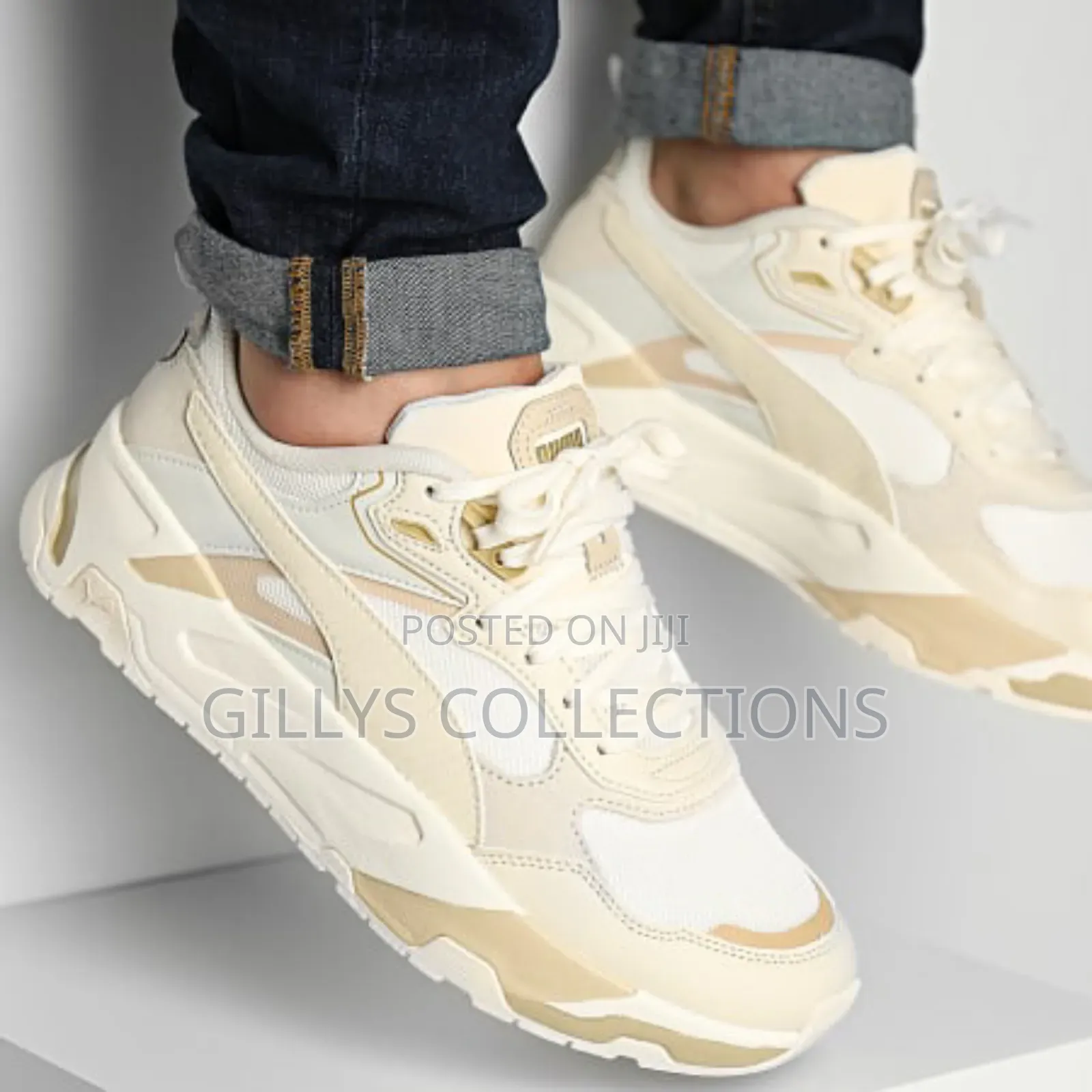 Puma X-Ray Speed White Alpine Snow Sand Dune Men Unisex