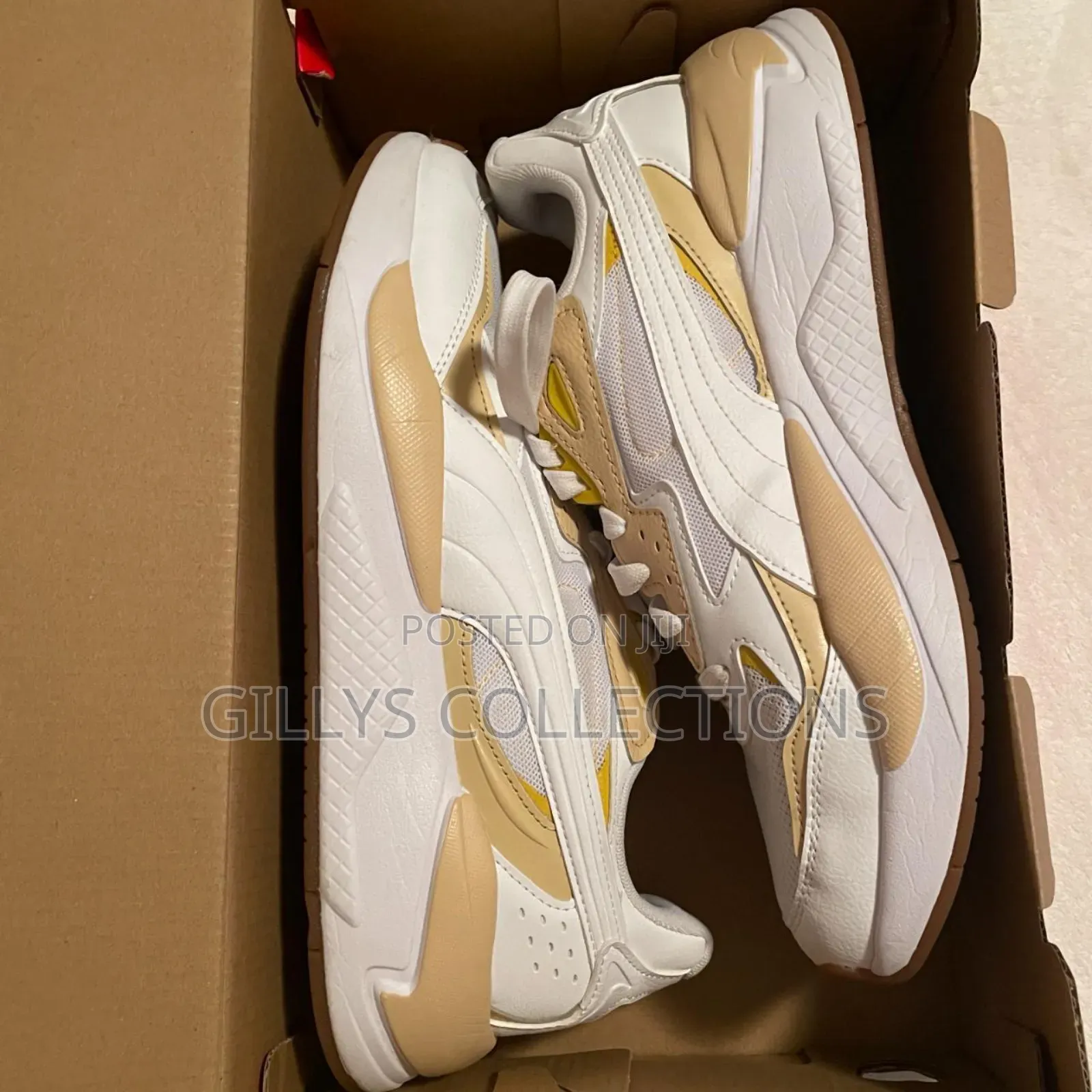 Puma X-Ray Speed White Alpine Snow Sand Dune Men Unisex