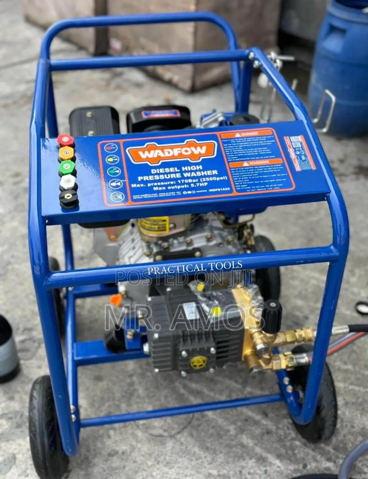5.7 Horsepower Diesel High Pressure Washer - Wdps1a25