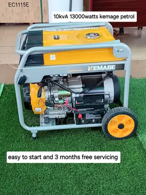 Outstanding 10kva Kemage Petrol Generator 13000watts 10kva