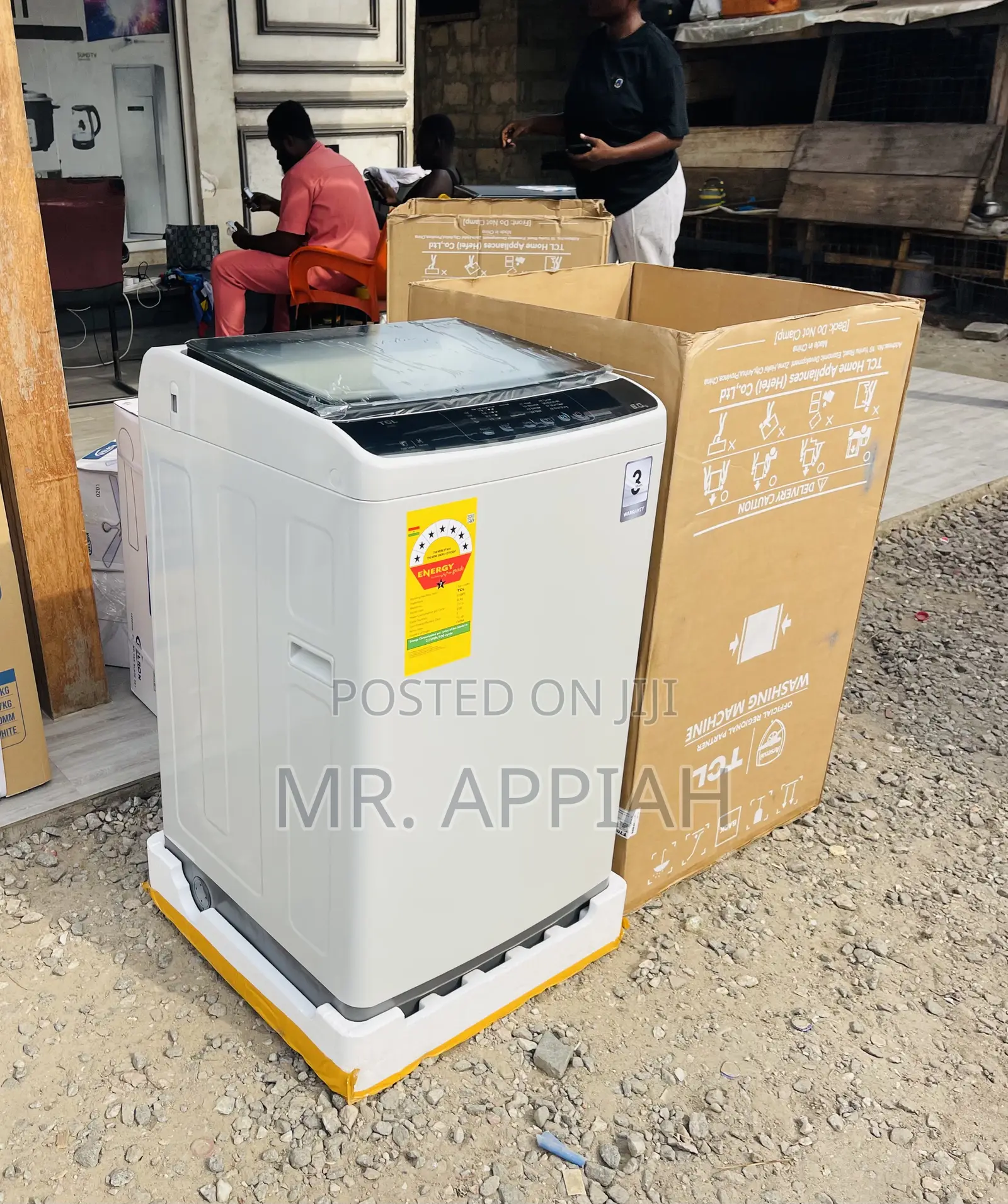 Efficient TCL 8kg Fully Automatica Electric Washing Machine