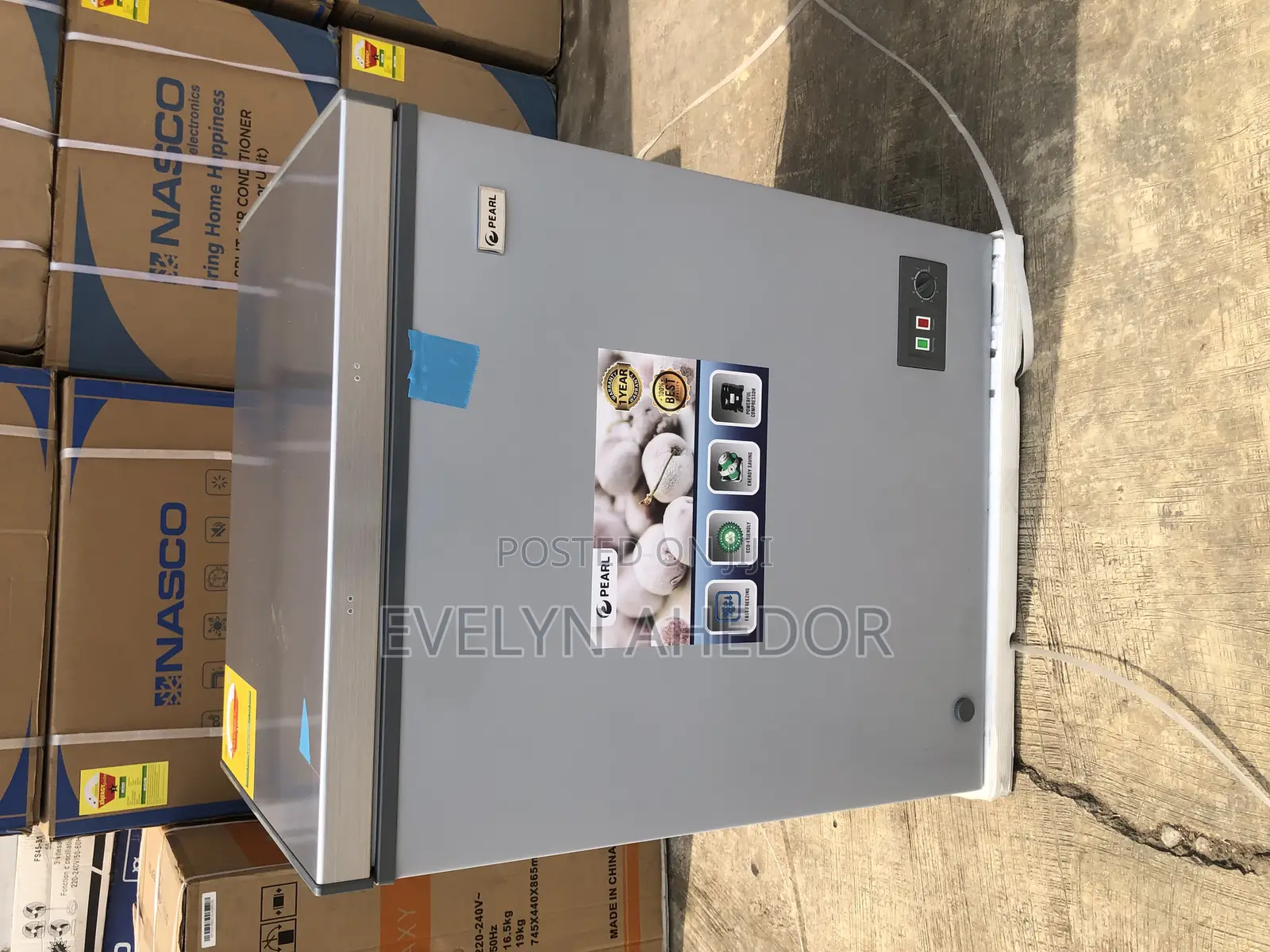 145litres Pearl Chest Freezer Available as Seen