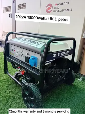 Dazzling 10kva UK-D Gasoline 13000watts Generator 10kva
