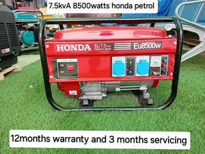 High Performance 7.5kva Honda Petrol Genset 8500watts 7.5kva